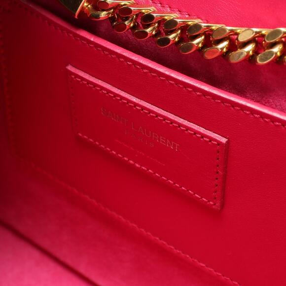 SAINT LAURENT PARIS Kate Monogram Leather Shoulder Bag Pink - Picture 4 of 8